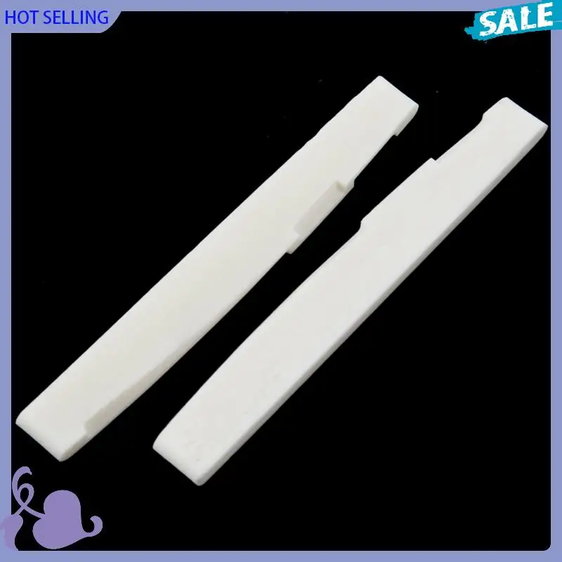 ABVB-6 cordes acoustique os pont guitare fente selle pièces de guitare (paquet de 20)