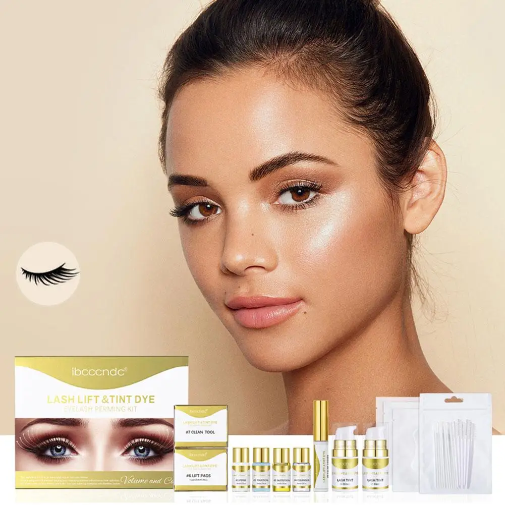 Professional Lash Lift Kit para mulheres, semi-permanente curling cílios permanente, curling rápido, cor volumosa, salão de beleza, uso doméstico, L0G3