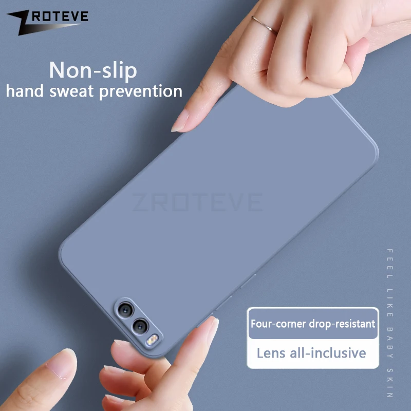 Mi6 Case ZROTEVE Silky Liquid Silicone Soft TPU Cover For Xiaomi Mi 6 6X A2 Xiomi Mi6 x Mi6X MiA2 Global Shockproof Phone Cases