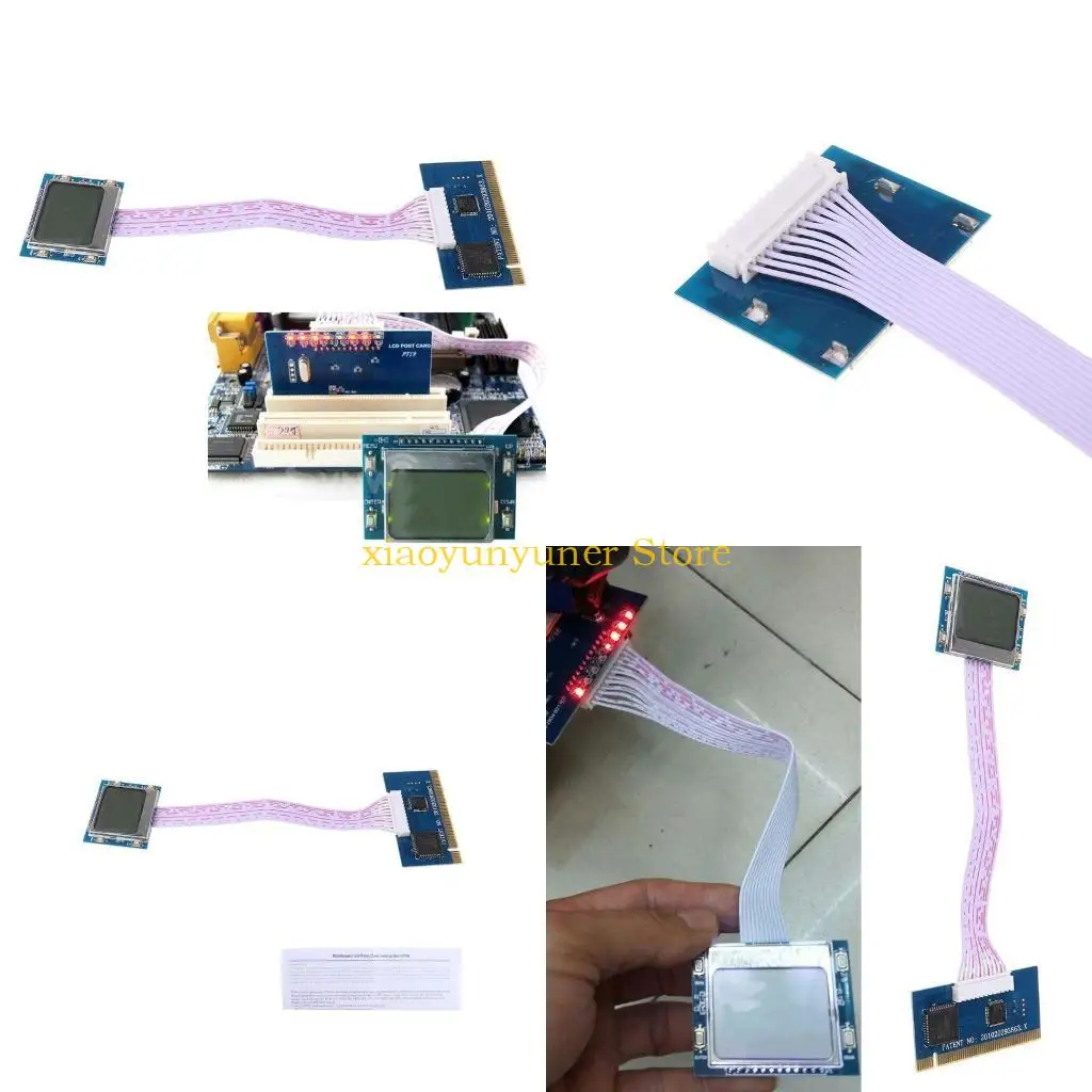 P9JB For PC Computer Motherboard Analyzer Kit Digital PCI Motherboard PC Tester LCD Post Test Card Diagnostic Debug Post Card