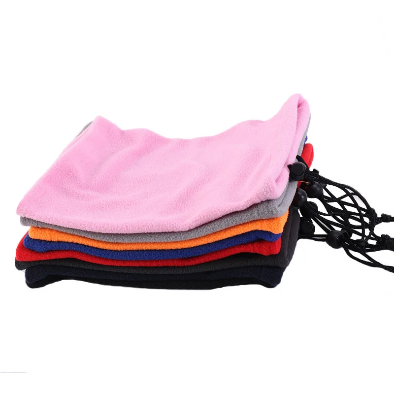 Children Soft Fleece Neck Tube Scarf Winter Ear Warmer Scarf Boys Girls Neck Warmer Kids Adjustable Neck Collar Neckerchief