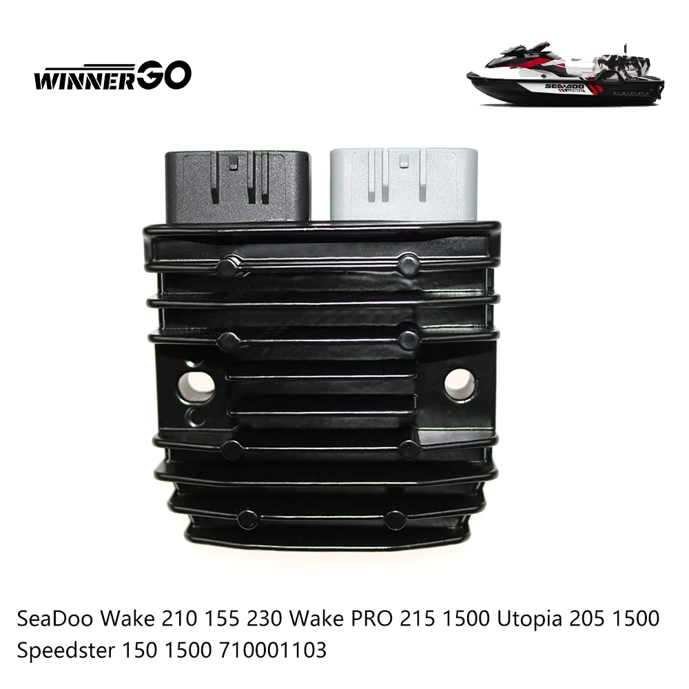 Spannungsreglergleichrichter für SeaDoo Wake 210 155 230 Wake PRO 215 1500 Utopia 205 1500 Speedster 150 200 Challenger 180 230 GTI 130 GTR 215 GTS GTX 260 RXP RXT SP 310 430 SPARK ACE 900 71000110 FÜR BRP Jetski-Teile – Detail 2
