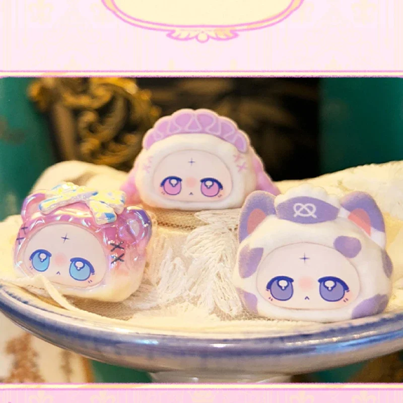 BUNNY Sweetheart Tea Party Series Blind Box Toys Mini Bean Doll Kawaii Action Figures Mistery Box Model Collection Girls Gift