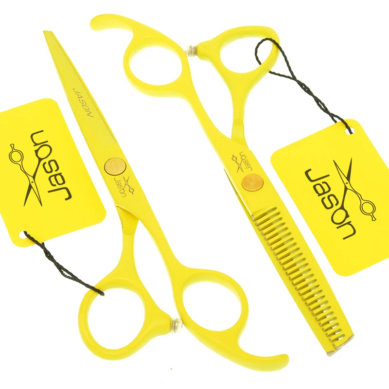 

Jason 5.5 inch Hair Scissors Cutting Shears Salon Professional Barber Hair Cutting Thinning Hairdressing Styling Tool A0072D