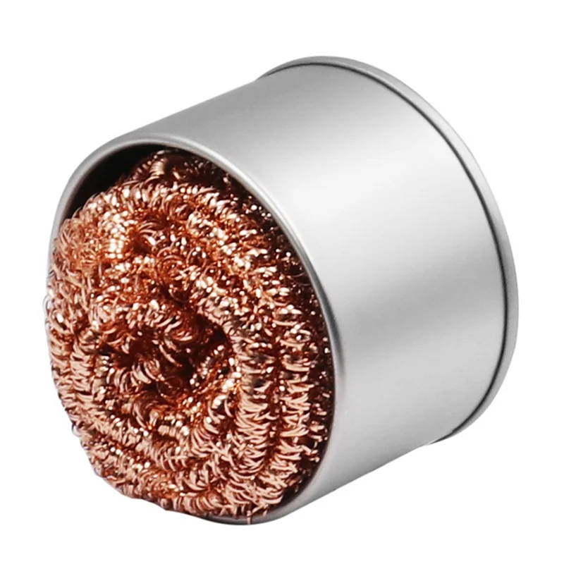 

AA81-Soldering Iron Tip Cleaner Soldering Cleaning Ball Cleaning Nozzle Tip Copper Wire Cleaner Ball Welding Tip Cleaner