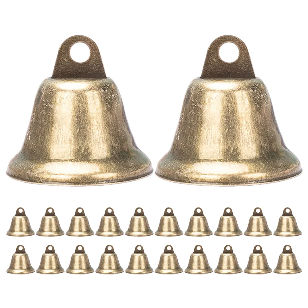 

36Pcs Vintage Bronze Bells Thickened Design 38Mm Large Mouth for Home Decor Crafts Wedding Favor Jingle Rustic Ornaments