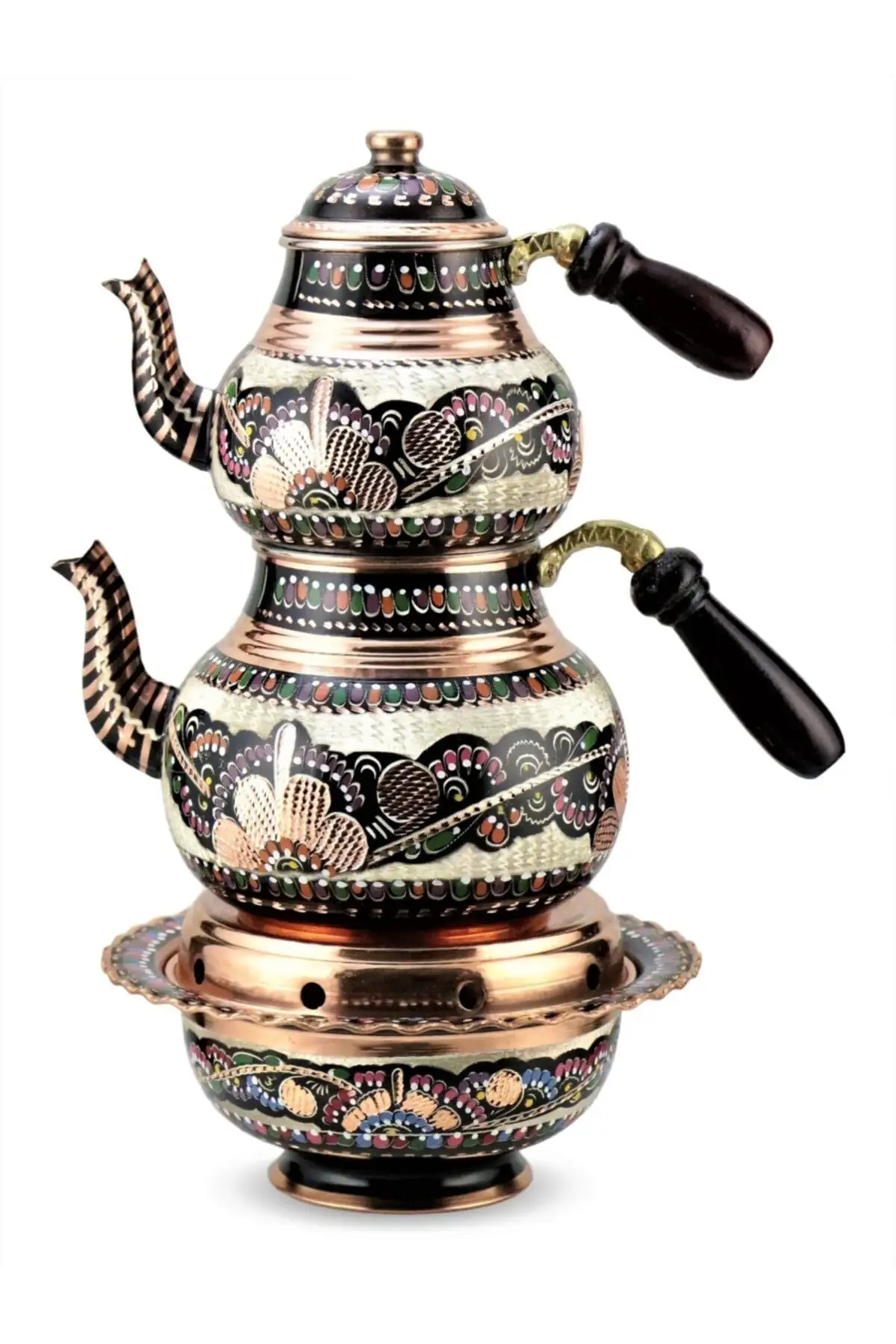 DOLBOVI copper teapot thick erchain hand processing and heater cooker Cooper Tea Pots Handmade