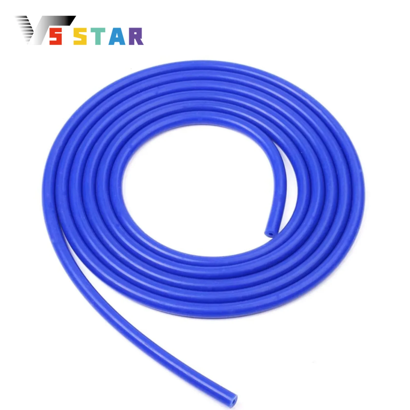 

Высокопроизводительный 10-футовый внутренний диаметр 1/4 дюйма, 10 мм, высокотемпературный армированный силиконовый вакуумный шланг для воздуха и воды, синий, черный