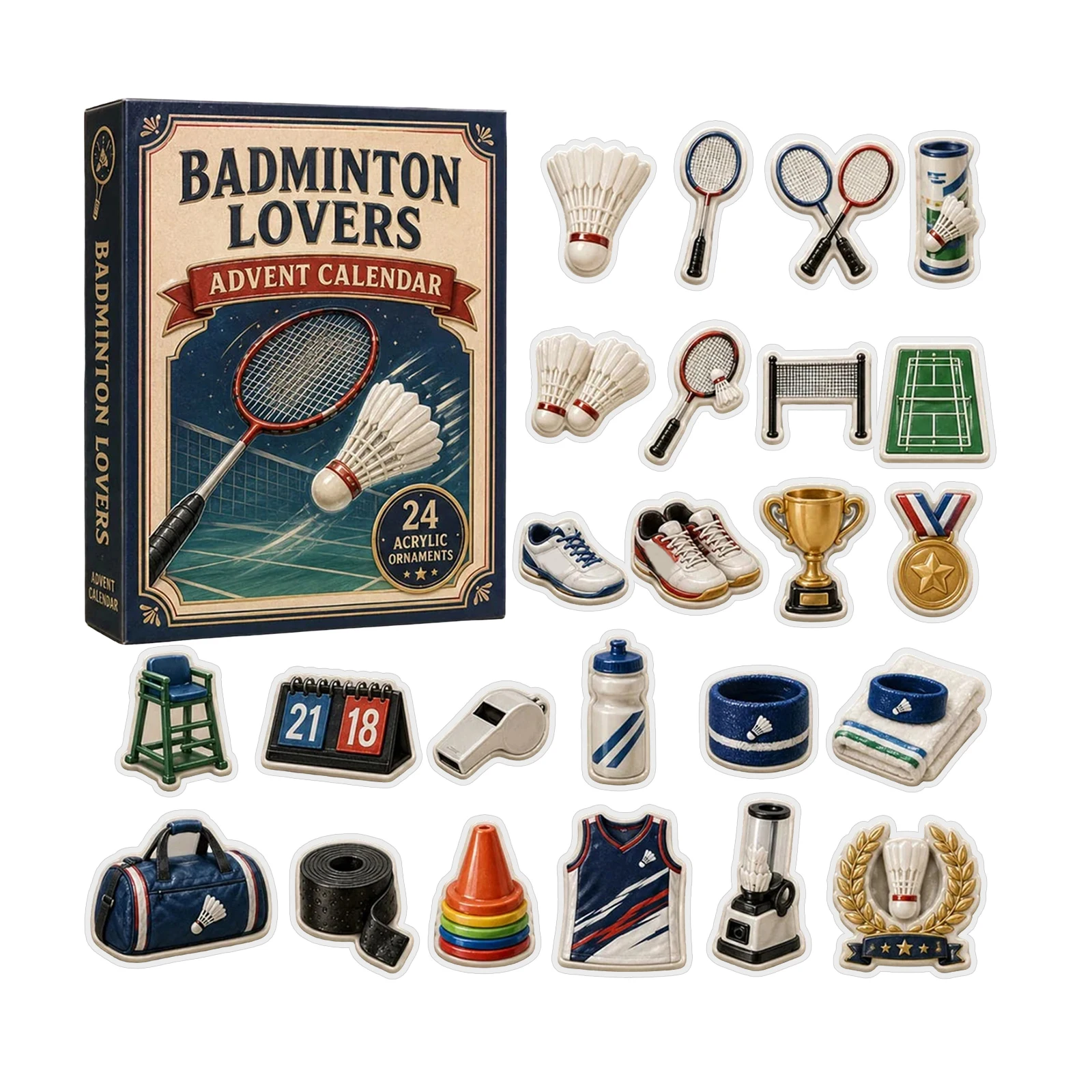 Badminton Calendar - 2026 Badminton Lovers Advent Calendar Christmas