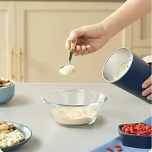 جديد الكهربائية المطبخ الحبوب المروحية هدية 8 شفرة مطحنة القهوة المحمولة الطفل صانع أغذية قابل للغسل خلاط مطحنة حبوب البن