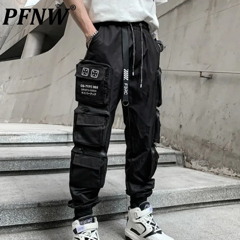 

PFNW Autumn And Summer Tide Workwear Functional Safari Style Men's Fashion Brand Leisure Popular Youth Cargo Pants 12A3292