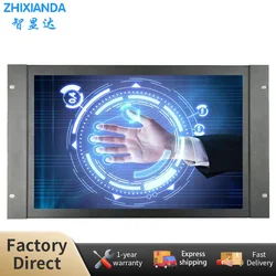 Zhixianda 17 Inch Widescreen 1920x1080 Touchscreen Embedded Industrial Resistive/Capacitive Touch Open Frame Monitor Display