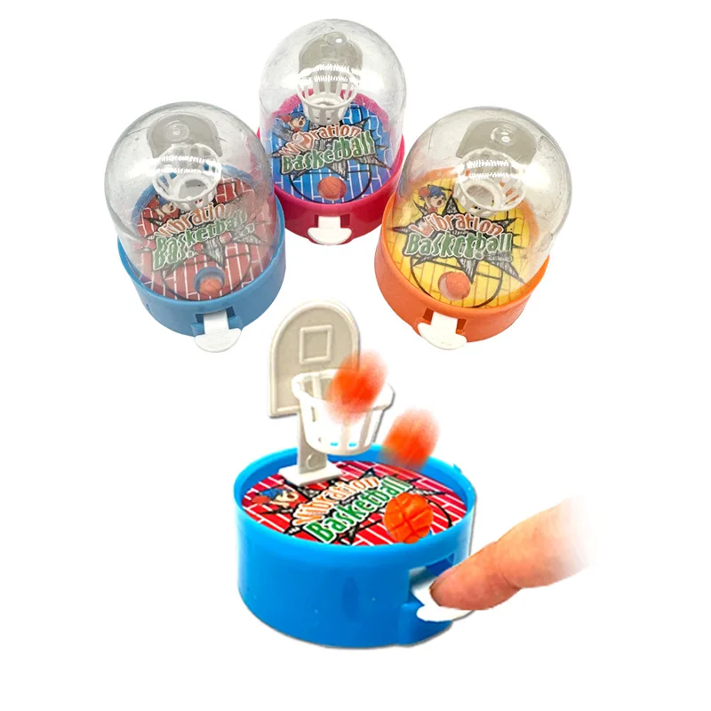 5Pcs Children Mini Handheld Basketball Game Toys Fun Parent-child Interaction Leisure Puzzle Finger Shooting Desktop Toys Gifts