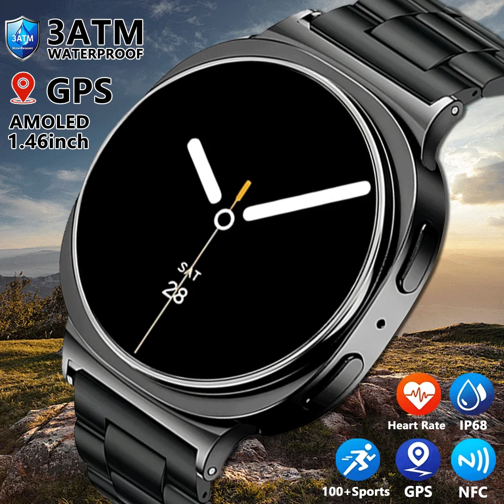 

2025 Новые часы 8 Мини GPS-трекер Смарт-часы Мужчины Женщины Здоровье Фитнес Спорт AMOLED Монитор Bluetooth Вызов Водонепроницаемые часы