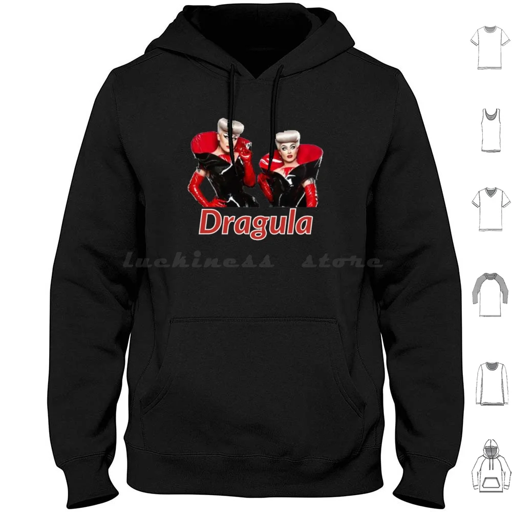 Dragula-Horror Drag Queens Hoodies Long Sleeve Dragula Drag Horror Drag Queen Halloween Boulet Brothers Glamour The