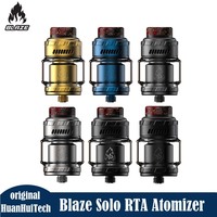 Original ThunderHead Creations Blaze Solo RTA Tank 25mm 3.5ml/5.5ml capacity Single coil 810 Drip Tip Atomizer E-Cigarette