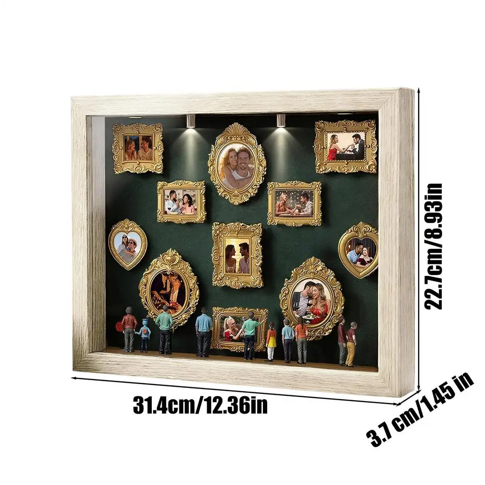 DIY Mini Museum Silhouette Box Memory Display Kit