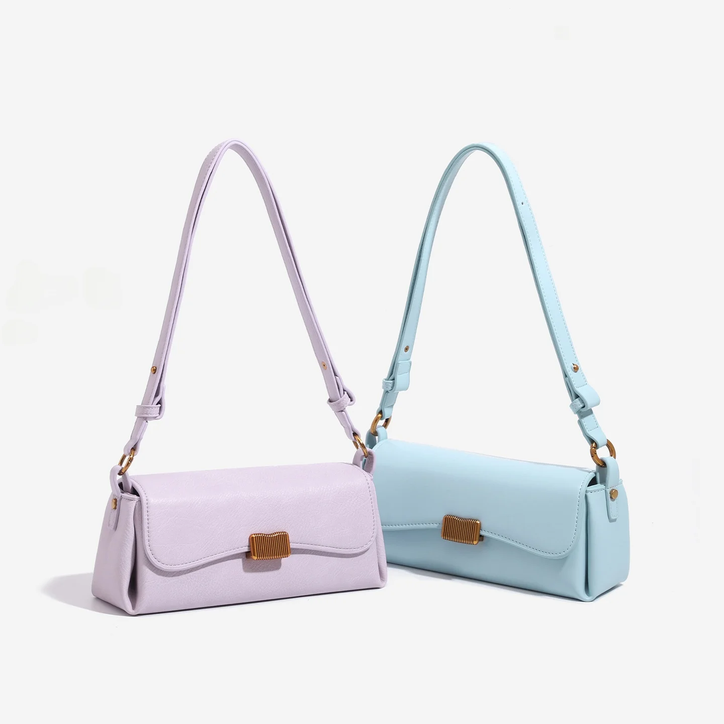 original-spring-summer-pink-blue-underarm-french-bread-bag-commuting-handbag-high-end-single-shoulder-slant-crossbody-bag