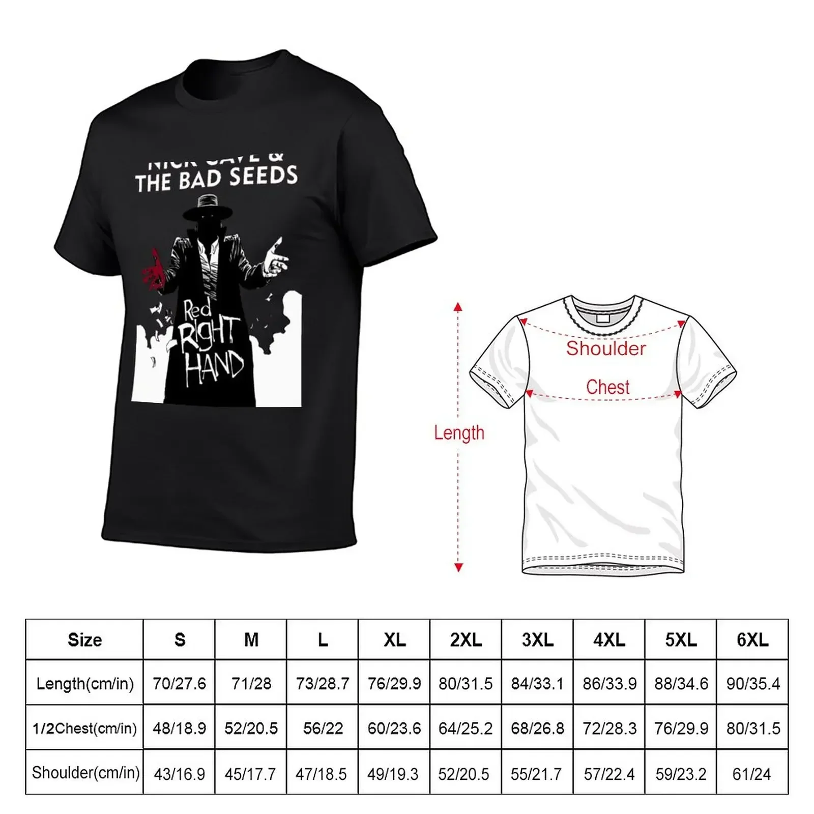 Nick Cave T-Shirt blacks Blouse men workout shirt