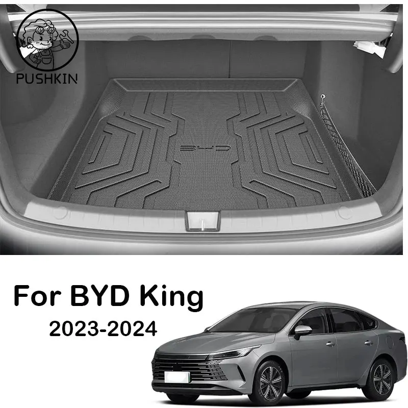 

Car Trunk Mats for BYD King Chazor seal 5 dmi 2025 Customized Boot Liner Tray Backrest Cushion Divider Waterproof Accessories