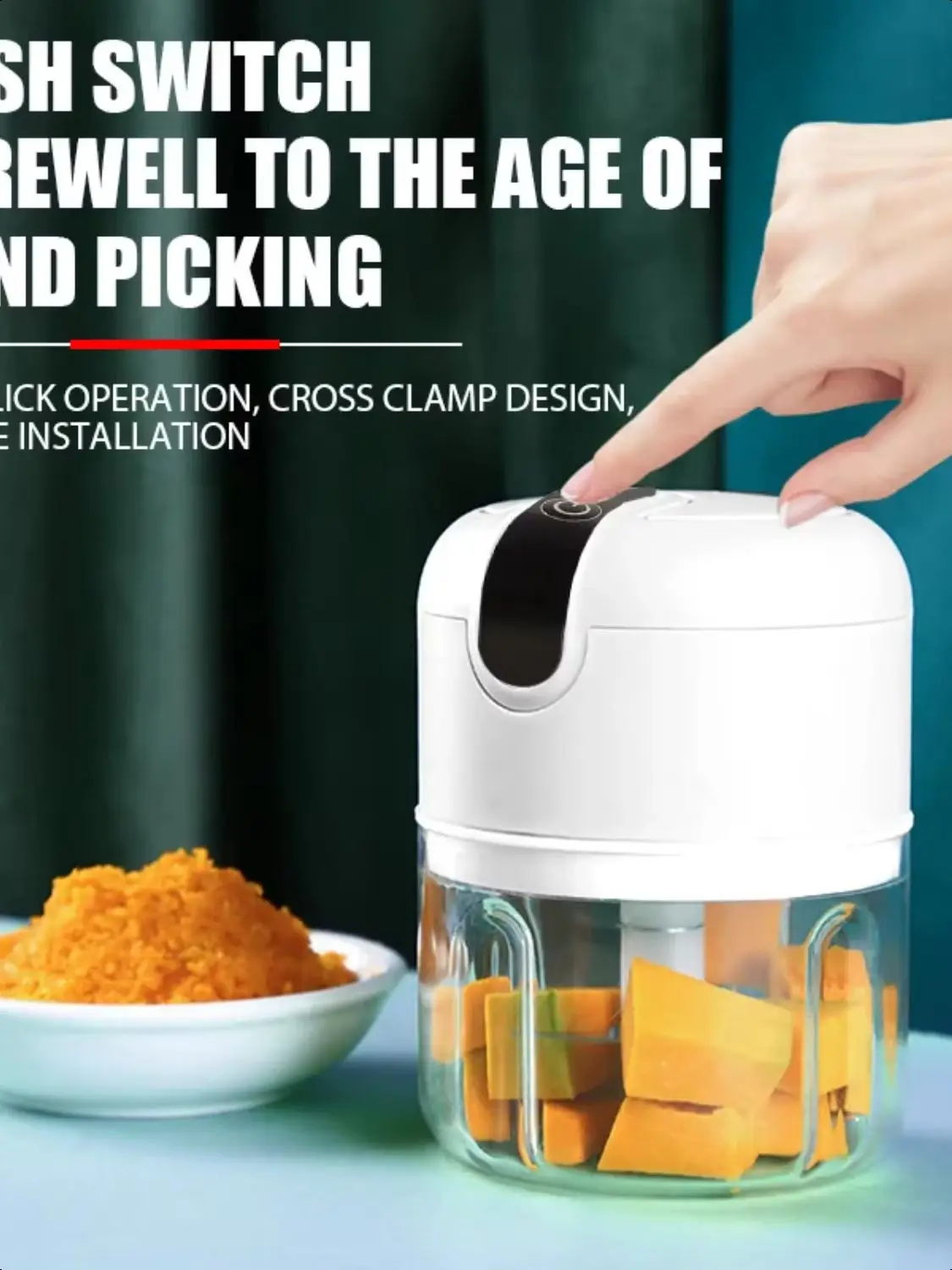 Multifunctional Blenders  Household Garlic Masher Meat Grinder Baby Supplementary Food Stirring Garlic Vegetable Chopper