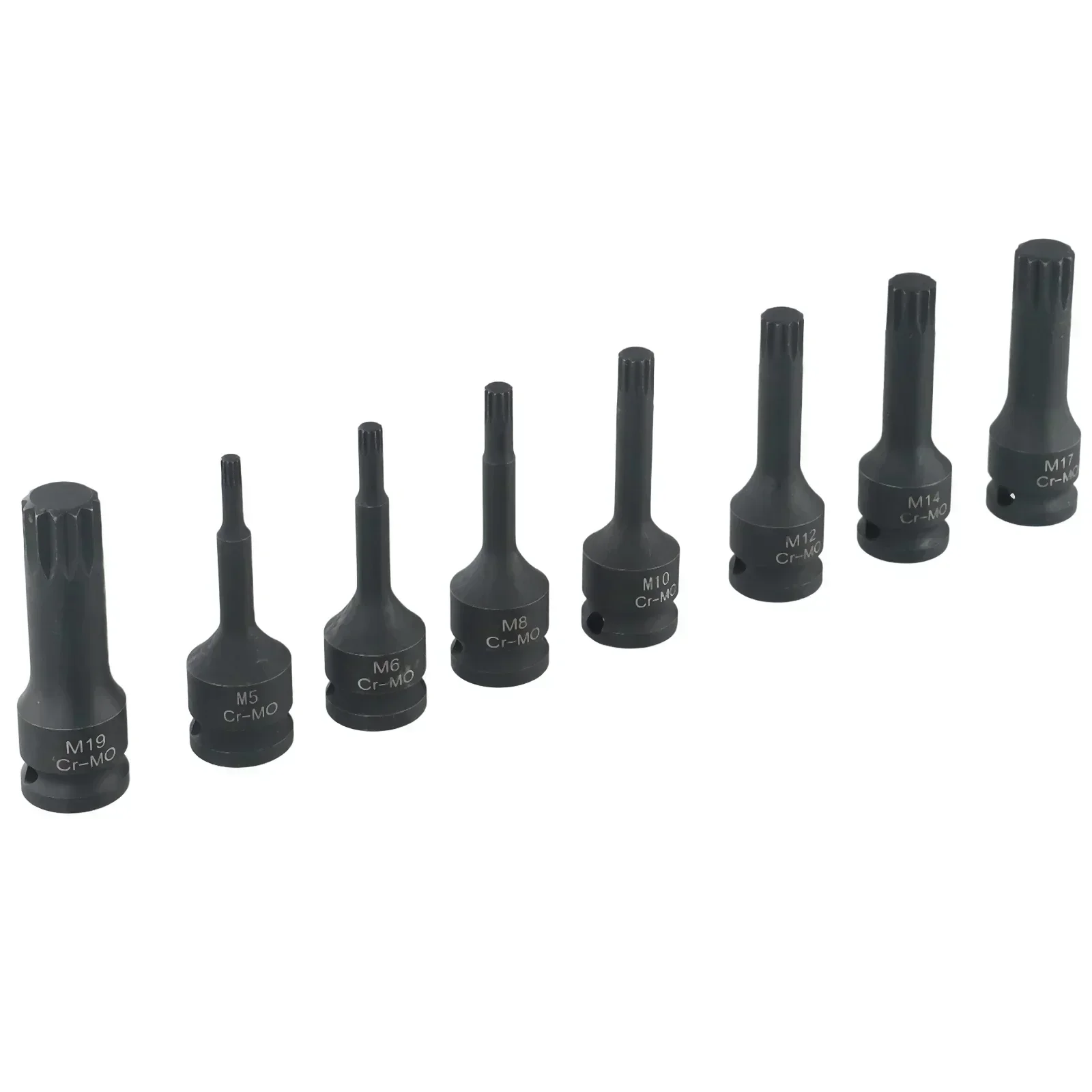 8pcs Wrench Socket Set 1 2 Head Wrench Socket 12 Point Torx 1 2 M5 To M19 Bit Socket Pneumatic Specialy Tools Hand Tool