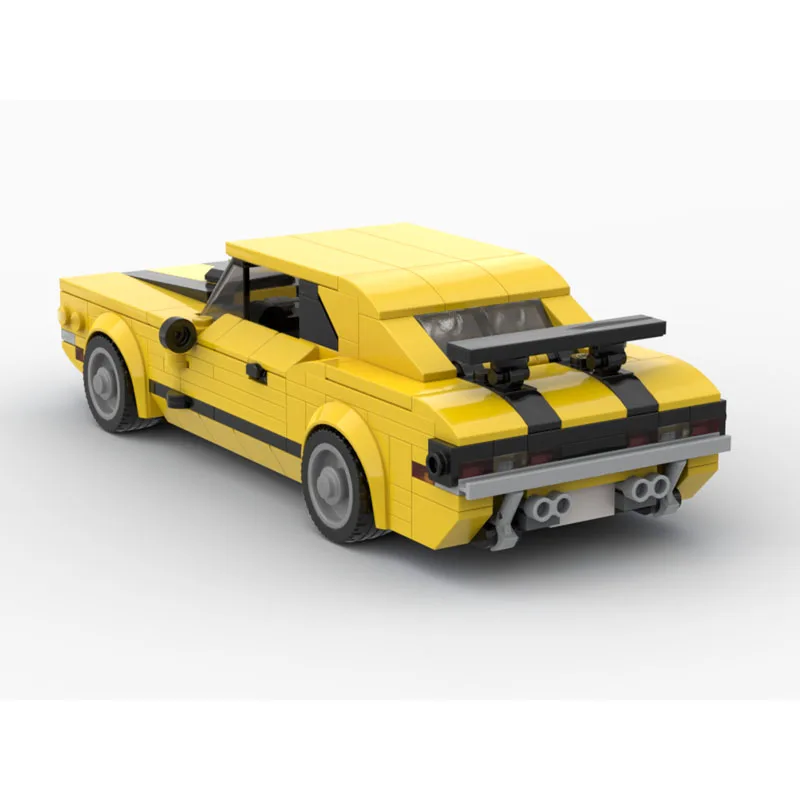 

MOC-153310 Yellow New Sports Iconic Supercar Building Block Model 342 Parts Boys' Children's Birthday Christmas Toy Gift