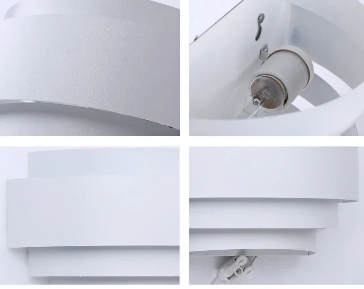 Modern Led Wall lamp With Square Shape up down bathroom light Household living bed lights Aluminum beside lamp for reading image 2