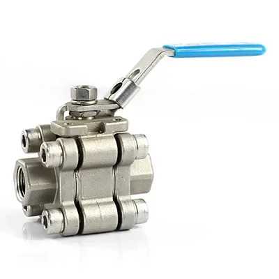 Swagelok Parker type 6000psi  1/2 in  High Pressure 2 3 Way Stainless Steel Pneumatic straight CNG Ball Valve