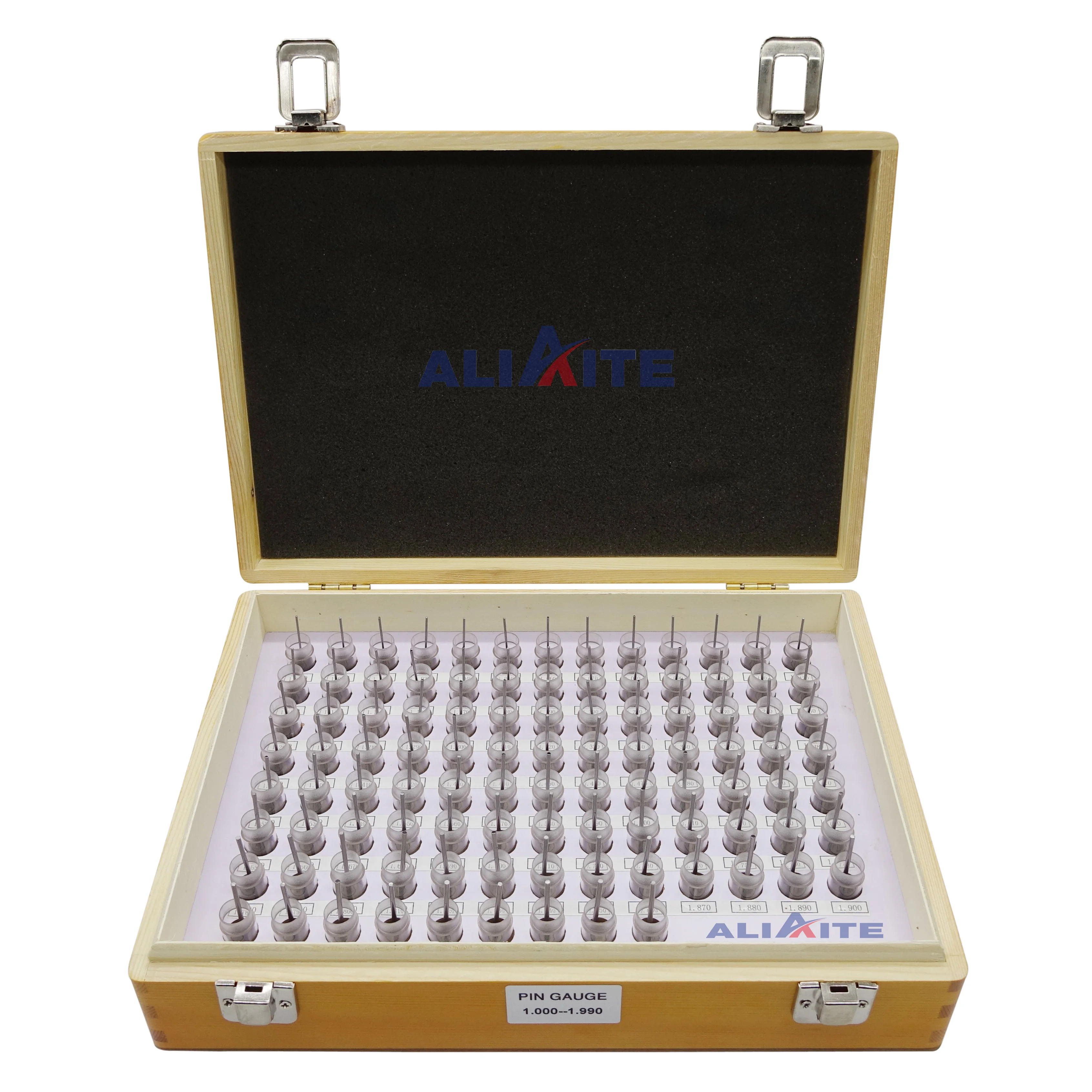 Imagem -03 - Aliaite Pin Gauge Grupo 1.0001.990 mm Passo: 001 100 Pcs