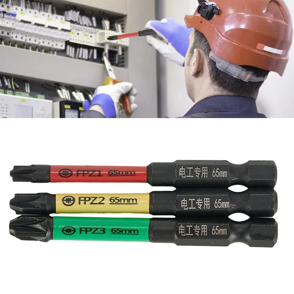 Hand Tools Screwdriver Bits 3pcs/set Air Switches Circuit Breakers FPZ3 For Electricians For Socket Switch 65mm