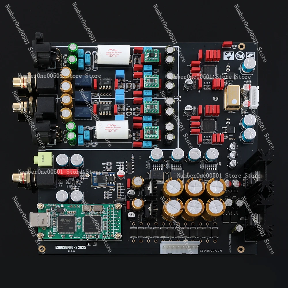 Dual Core ES9038PRO Decoding Board DAC Board Supports DSD Decoding 384K Lossless Fiber Coaxial Decoder