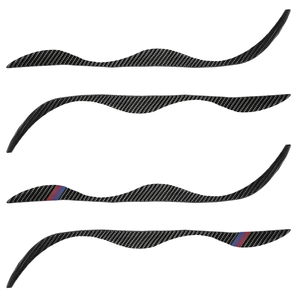 

Крышка для бровей передней фары, накладка на веко автомобиля, крышка для бровей, подходит для BMW 3 серии E46 1998-2005, передняя левая/правая