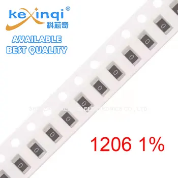 100 adet 1206 1% SMD direnci 0R ~ 10M 1/4W 0R 0.1R 1R 10 100 150 200 300 Ohm 1K 2.2K 4.7K 10K 100K 1R 10R 100R 220220r 330R 1M