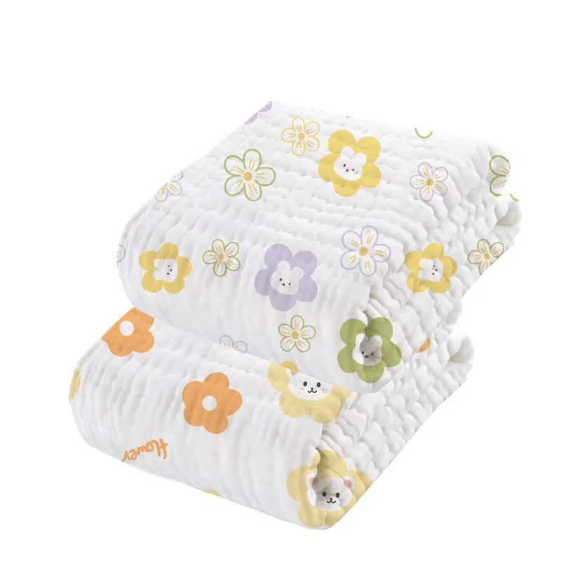 120x120 سنتيمتر شينجيانغ القطن الخالص الشاش منشفة استحمام الطفل-الكرتون الدافئة تنفس بطانية الاطفال القطن تكييف الهواء لحاف للرضع