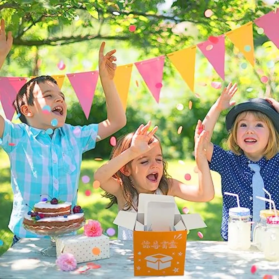 مجموعة صناديق مفاجأة غامضة مكونة من 4 صناديق هدايا بأحجام متنوعة وصناديق مفاجأة التعشيش لتغليف الحلوى لعبة الهدايا مناسبة للحفلات C
