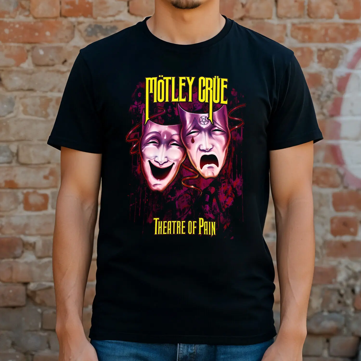 Mötley Crüe Theatre of Pain Graphic T-Shirt - Men's & Women's Tee