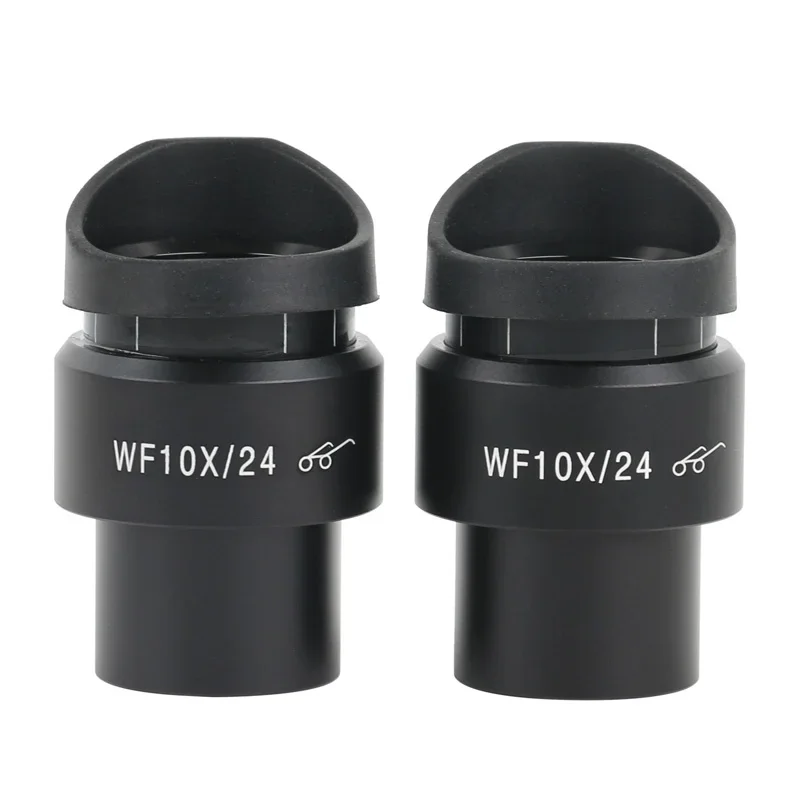 WF10X/24 High Eyepoint Wide Field Eyepiece For Binocular Trinocular Stereo Microscope 30MM Installation Installation Interface