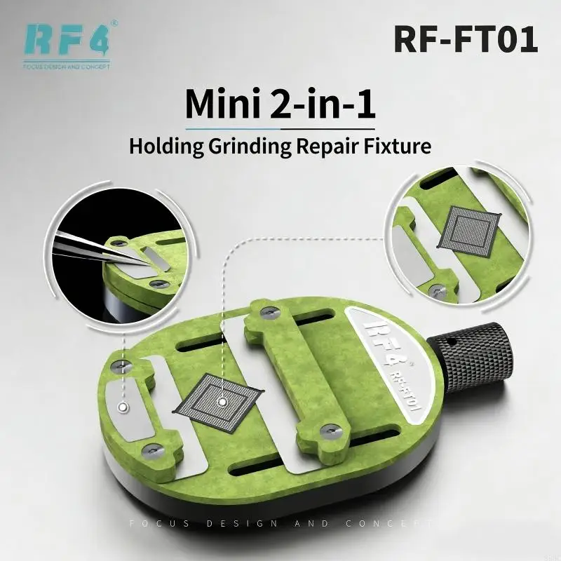 

2 In 1 Phone Repair Tool Motherboard Repair Fixture Build In Sharpening Stone For Mobile Chip Motherboard Fixing 896C