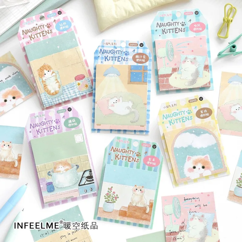 Naughty Series Writing Paper  Notes Ins Creative Cartoon Cute Message Sticky Notes N Times Memo Pad Note Pad Sticky Tabs