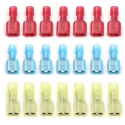 50/100/150Pcs Terminals Crimp Wire Cable Connectors Nylon Fully Insulated Spade Female Electrical Crimp Terminators Kit Tool Set