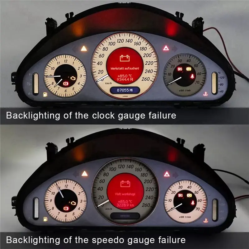 Strange Instrument Gauge Face EL Cold Light For Benz E-Class W211 C219 W209 02-10 260 Km/H 7000 RPM A2115402148 2115405948