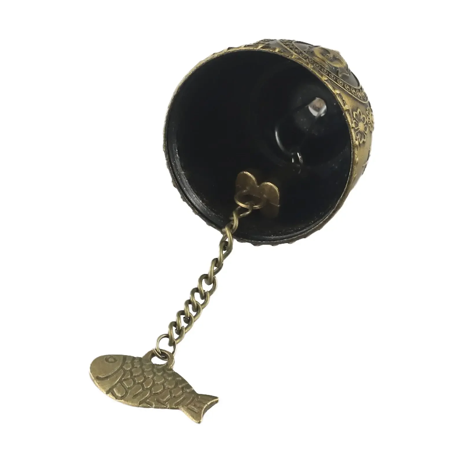 Metal Copper Ornament Bells Metal Copper Bells Enhance The Aesthetic Appeal Small Fish Pendant Hanging On The Tail