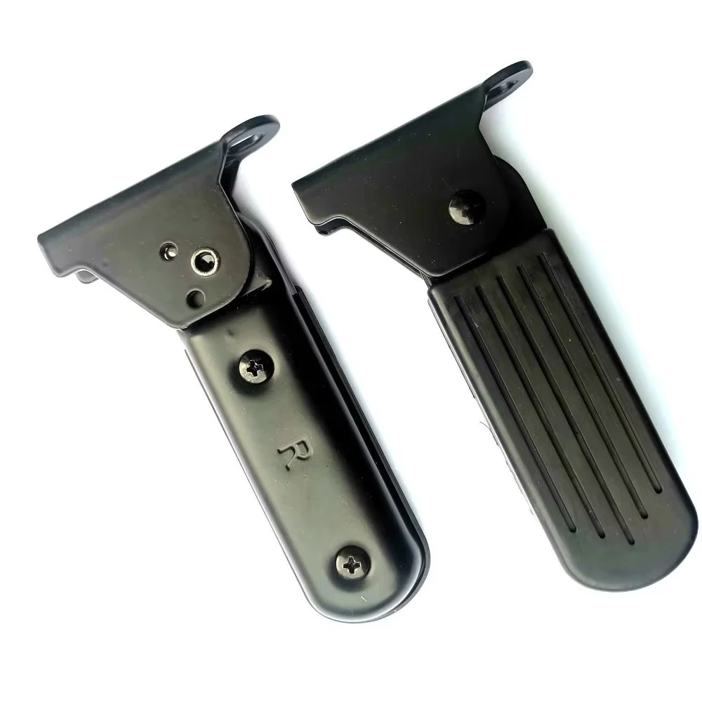 ​Bike Seat Treadle Widen Stable Foldable Bicycle Rear Seat Pedal Rubber L/R Road Bike Electric Bike Rear Pedals Footrest