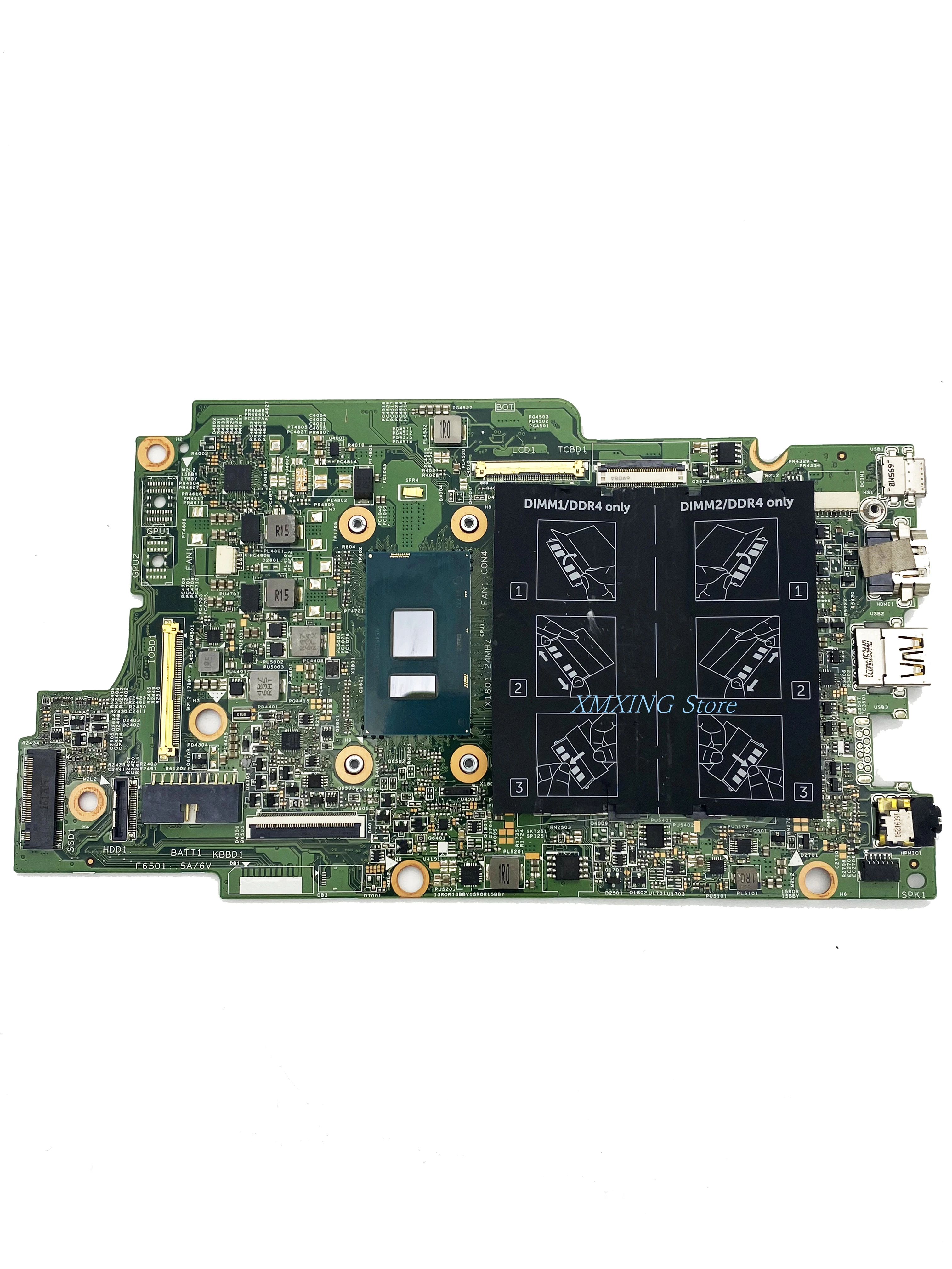 FULCOL Per DELL Latitude 13 3379 SR2EX 4405U CPU CN-0YG0DJ 0YG0DJ YG0DJ DDR4 Testato Al 100% di lavoro