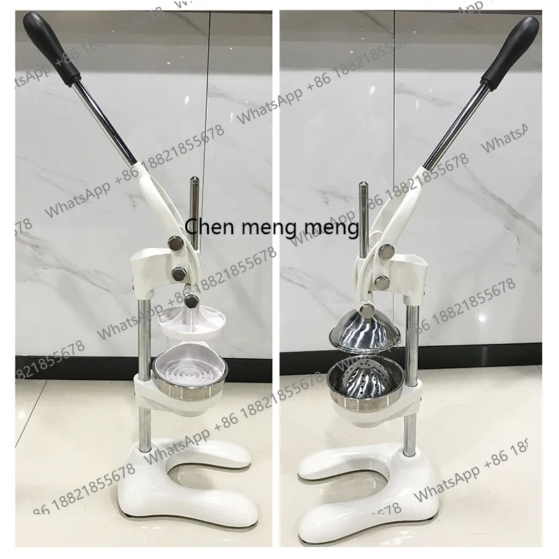 

Manual Juicer Flat Mouth Hand Press Orange Juice Press Commercial Flat Head Double Mold Fresh Pomegranate Orange Juice Machine