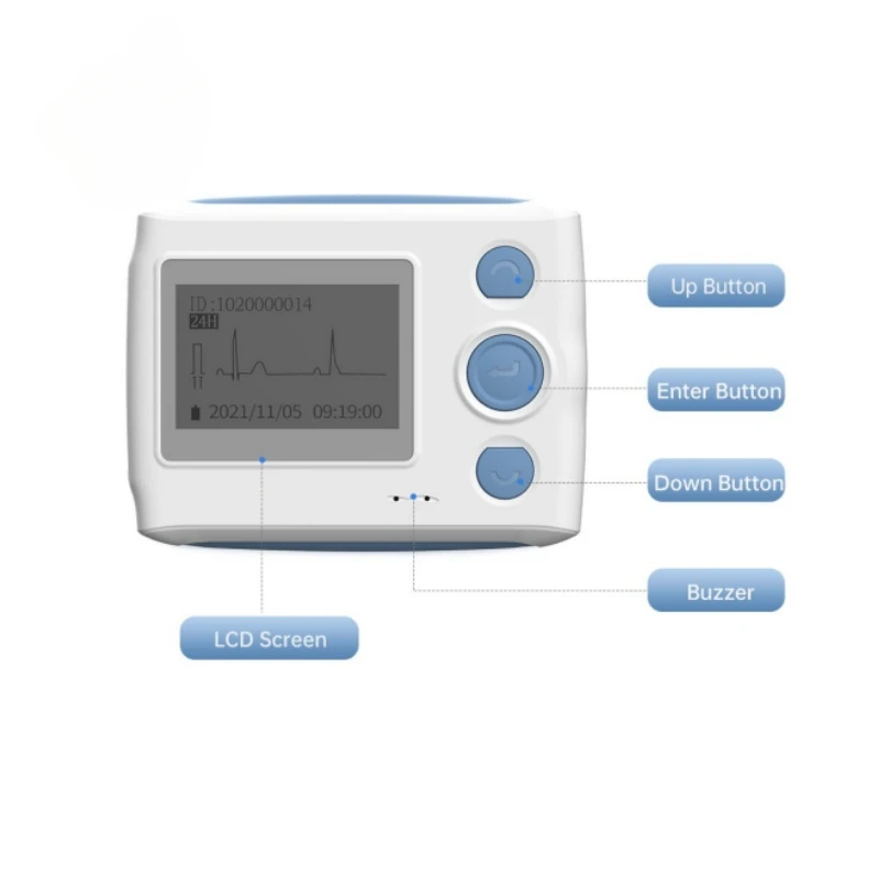 Dynamic 12 Leads 12 channel  Holter Supervise 48-hour continuous  Supervising fast shipping