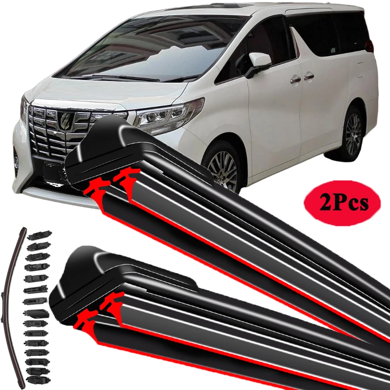 

For Toyota Alphard Vellfire AH30 2015 2016 2017 2018 2019 2020 2021 2022 Windscreen Windshield Windows Car Front Wiper Blades
