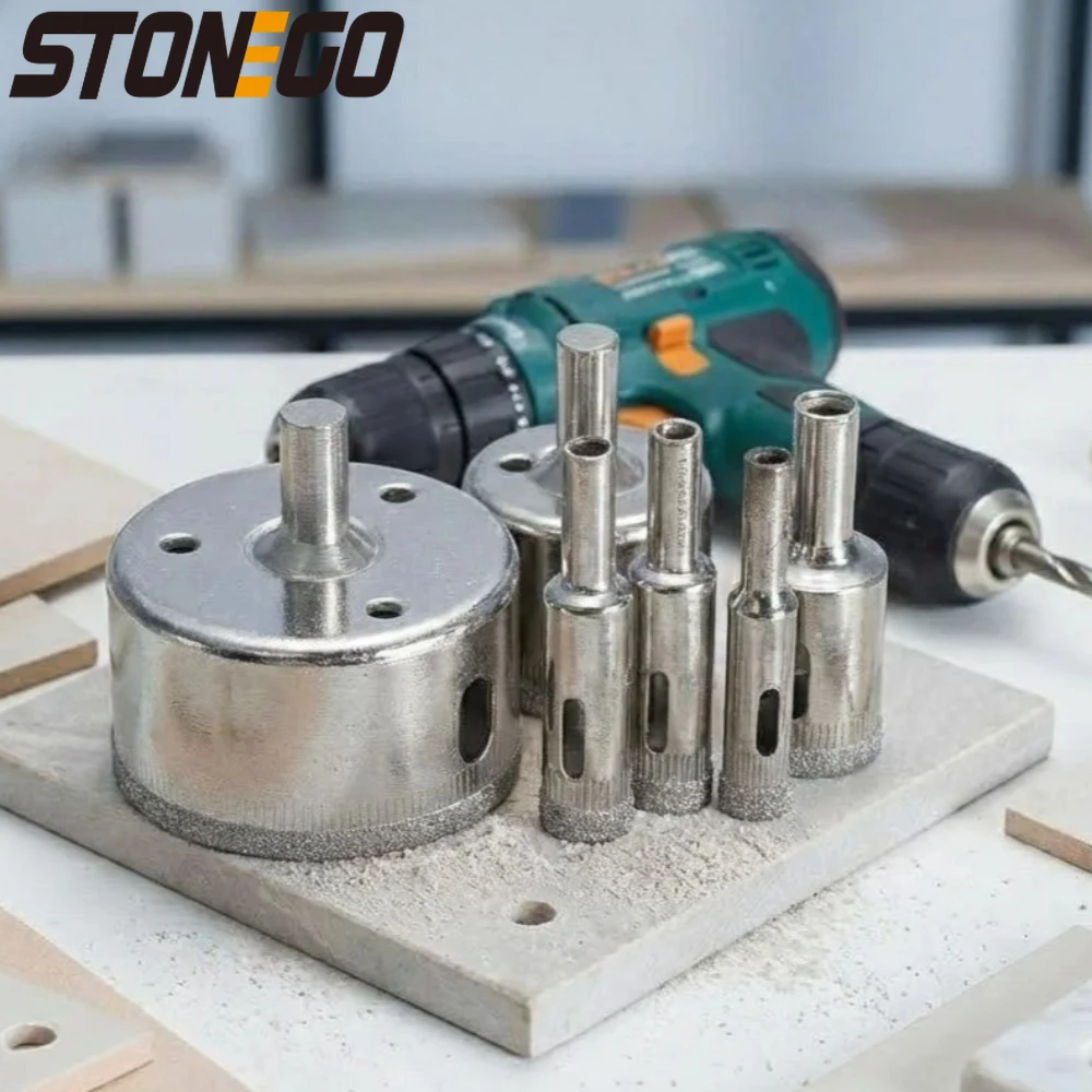 

Набор алмазных коронок (10 шт.) для сверления плитки, стекла, мрамора, керамики, 3-32 мм, профессиональные инструменты и аксессуары