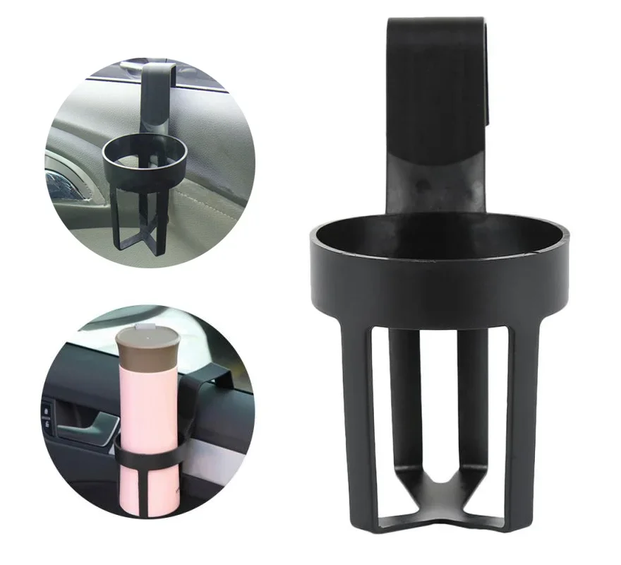 Car Cup Holder with Hook Car Door Seats Hanging Mount Drink Bottles Bracket Water Cup Storage Holders Auto Interior  Accessories